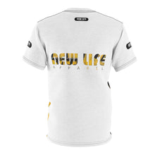 Load image into Gallery viewer, New Life Gold &amp; Black Unisex AOP Cut &amp; Sew Tee