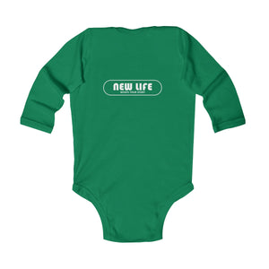 Whats your story infant Infant Long Sleeve Bodysuit