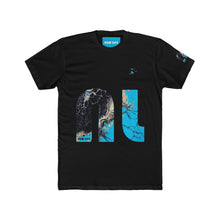 Load image into Gallery viewer, New Life Blue Marble Men&#39;s Cotton Crew Tee