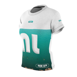 New Life Ocean Women's AOP Cut & Sew Tee