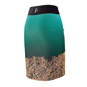 New Life Desert island Women's Pencil Skirt