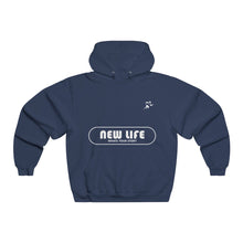 Load image into Gallery viewer, New Life Round 1Men&#39;s Hooded Sweatshirt