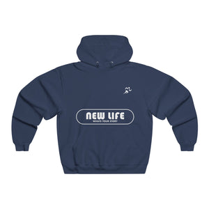 New Life Round 1Men's Hooded Sweatshirt