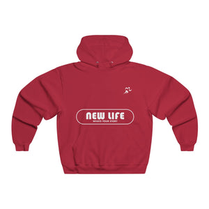 New Life Round 1Men's Hooded Sweatshirt