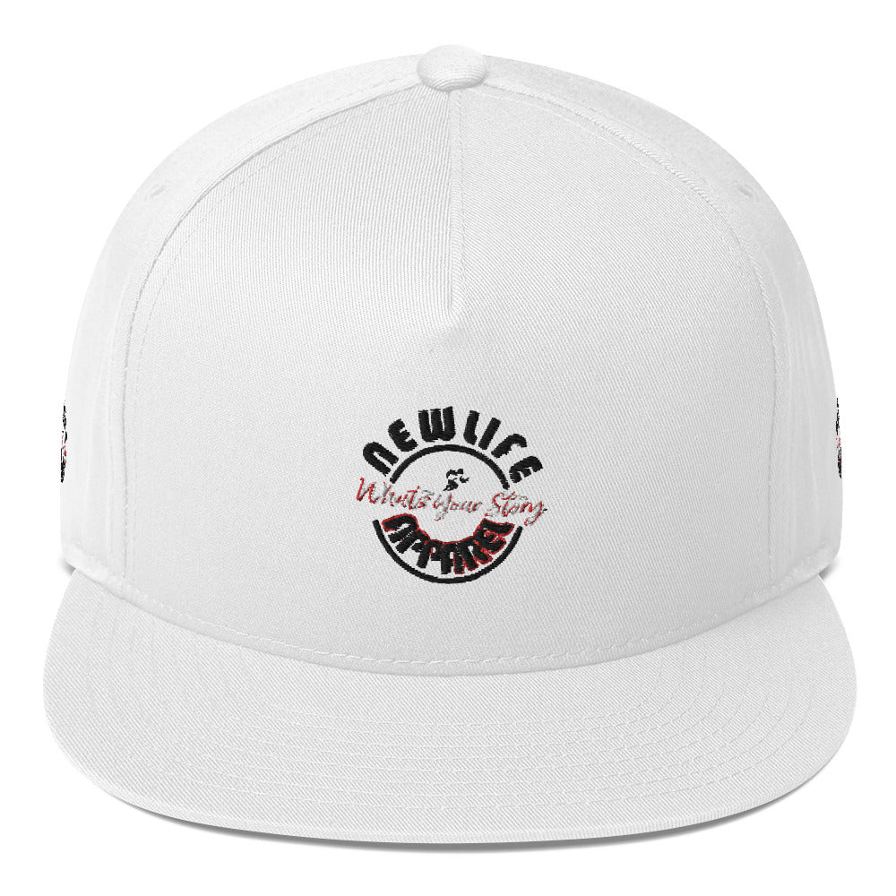 New Life Circle Flat Bill Cap